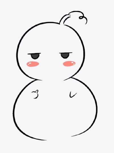 400x533 Simple Snowman, Snowman Clipart, White, Cartoon Png Image