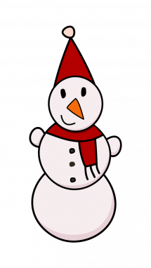 215x382 Simple Tutorial For Kids, Snowman Step How To Draw A Snowman
