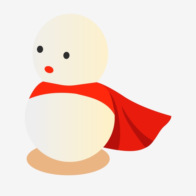 640x640 Hand Drawn Simple Snowman Elements In Cloak Element Png And Vector