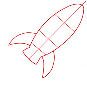302x300 How To Draw A Spaceship, Step