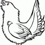 150x150 sparrow bird coloring kids awesome simple sparrow drawing