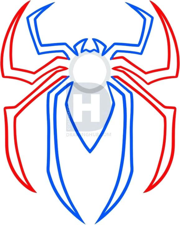 579x720 Spiderman Step How To Draw Step Spiderman Drawing Steps