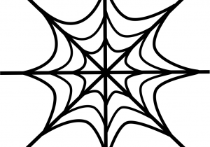 Simple Spider Web Drawing | Free download on ClipArtMag