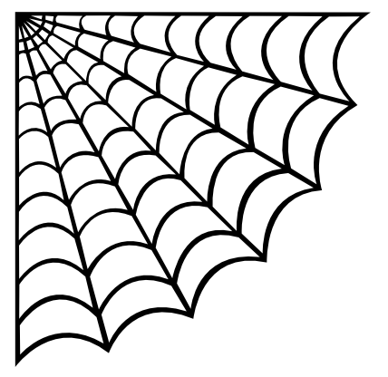 Simple Spider Web Drawing | Free download on ClipArtMag