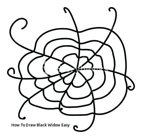 500x487 Easy Spider Drawing How To Draw A Spider Step Easy Halloween