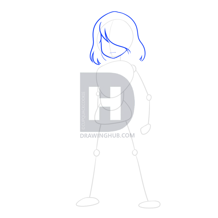 720x720 how to draw kris from deltarune, step