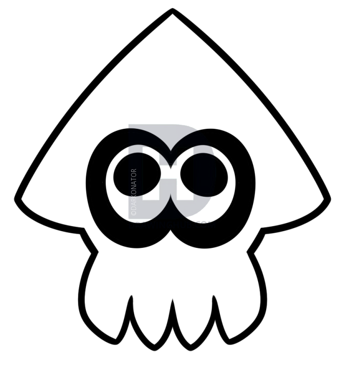 squid splatoon coloring pages