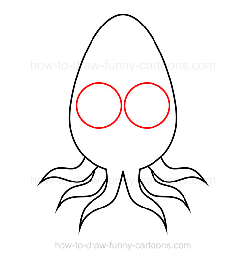 500x530 How To Draw A Squid