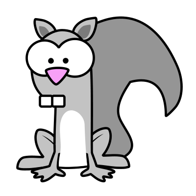 400x400 How To Draw A Easy To Draw Cartoon Squirrels Cartooning Tutorials