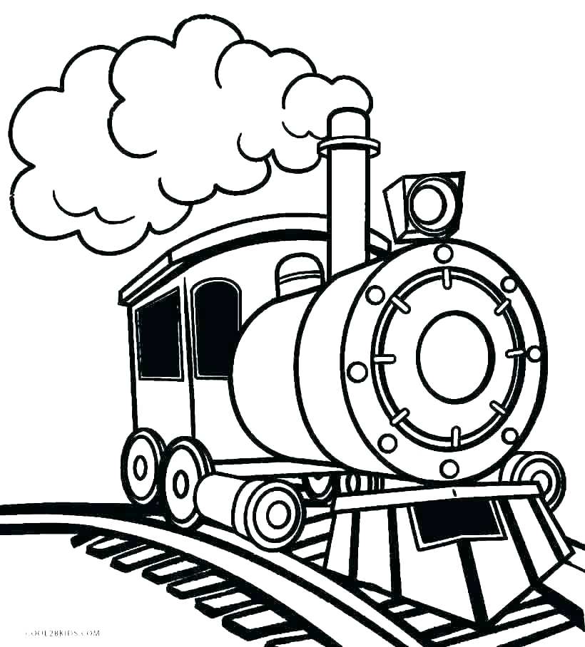 Simple Steam Train Drawing