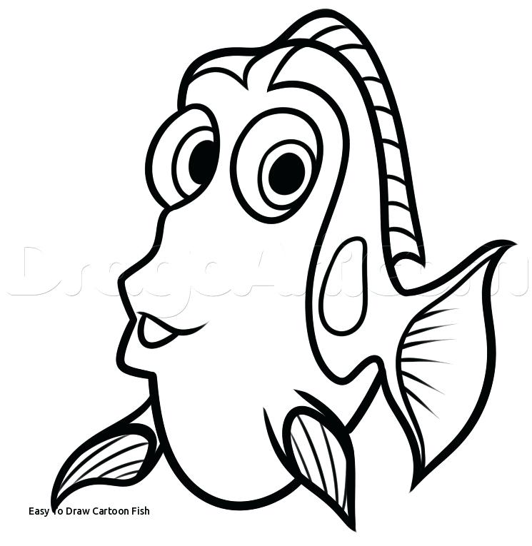 745x765 How To Draw A Easy Fish Draw Fish Easy Way To Draw Fish Bowl