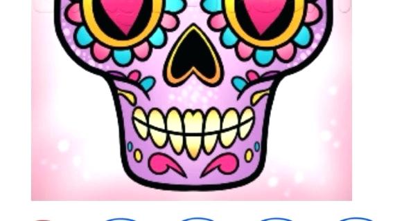 570x320 How To Draw A Sugar Skull Free Awesome Sugar Skull Graphics Where