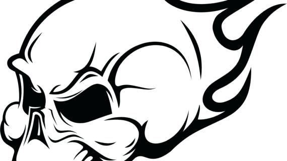 570x320 Simple Skulls Skull Icon Set Cute Simple Skulls With Worm