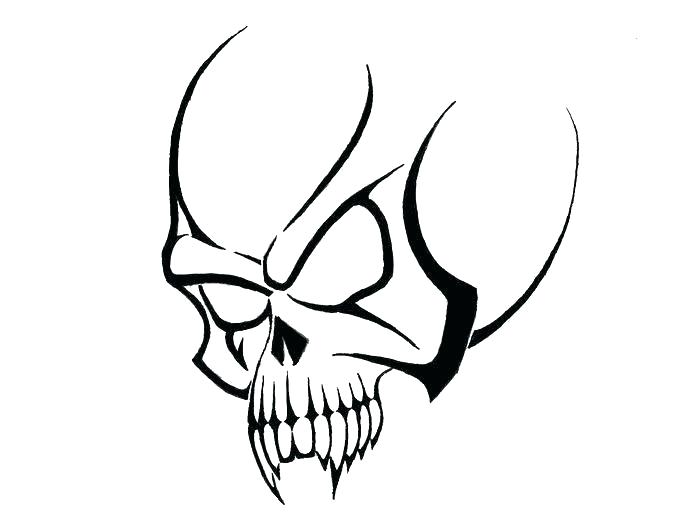 700x525 How To Draw A Simple Skull A Pseudo Sugar Skull From Start