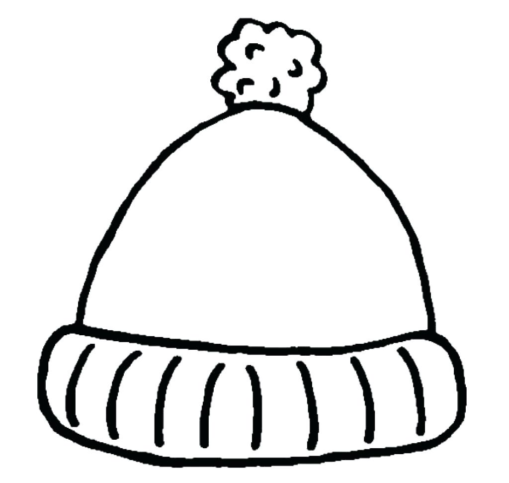 1024x971 Winter Hat Coloring Pages Simple Sun Throughout
