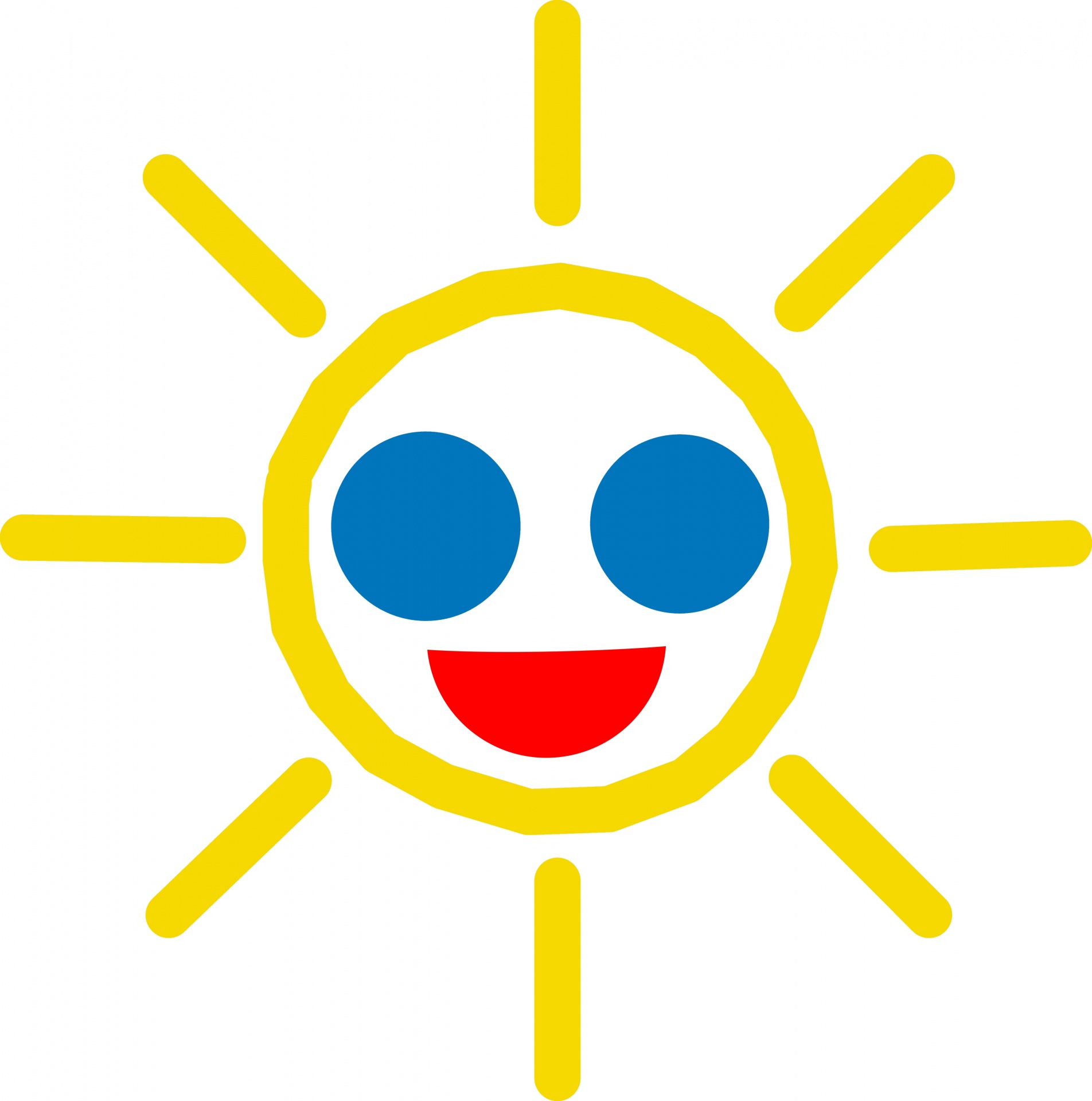 1904x1920 Doodle, Sun, Icon, Drawing, Simple