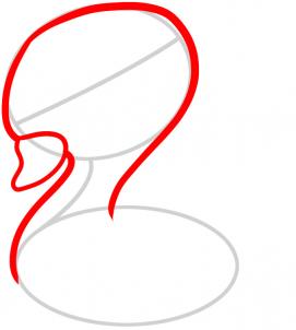 271x302 How To Draw How To Draw A Swan For Kids