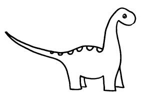 300x210 Simple Dinosaur Drawing Pk How To Draw Dinosaur T Rex In Simple