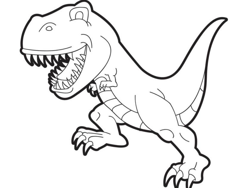 792x634 T Rex Coloring Pages Spinosaurus And Trex Coloring