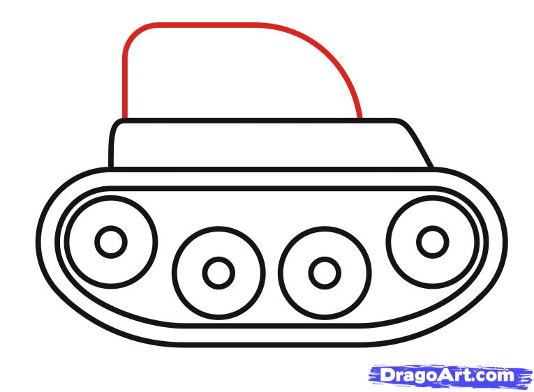 765x562 Tank Drawing Simple