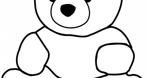 Simple Teddy Bear Drawing | Free download on ClipArtMag