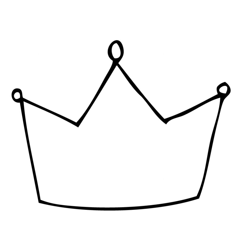 1024x1024 Simple Crown Drawing Jacket Crown Drawing, Drawings, Cute Drawings
