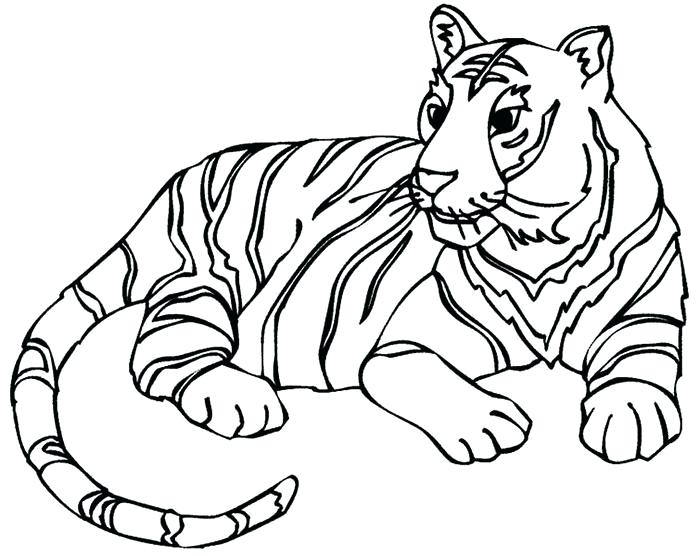 700x556 Tiger Shape Templates Crafts Colouring Pages Free Premium Download