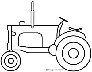 300x234 For Grandsons Quilt Tractor Coloring Pages Quilts