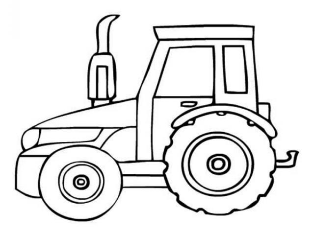 Simple Tractor Drawing | Free download on ClipArtMag