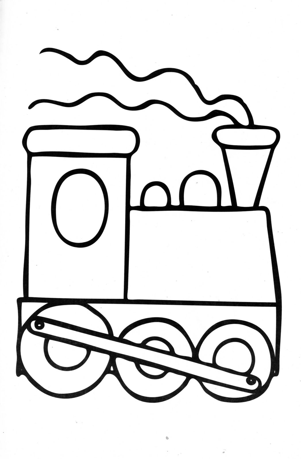 Simple Train Drawing