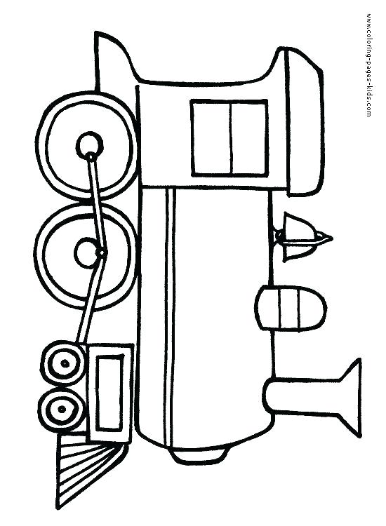 550x750 Train Coloring Pages For Kids