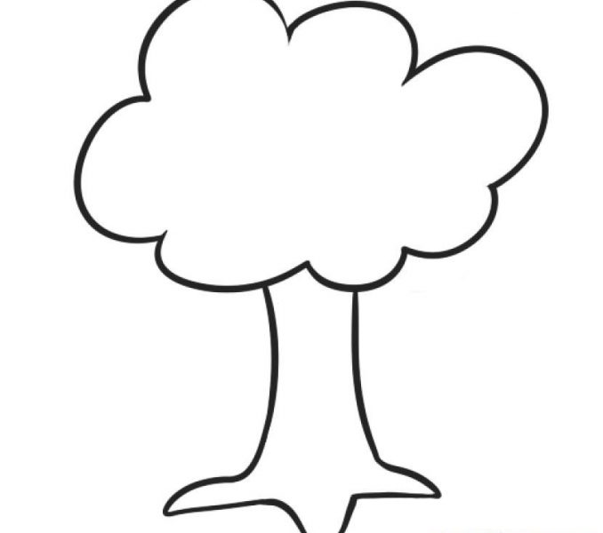 Simple Tree Drawing | Free download on ClipArtMag