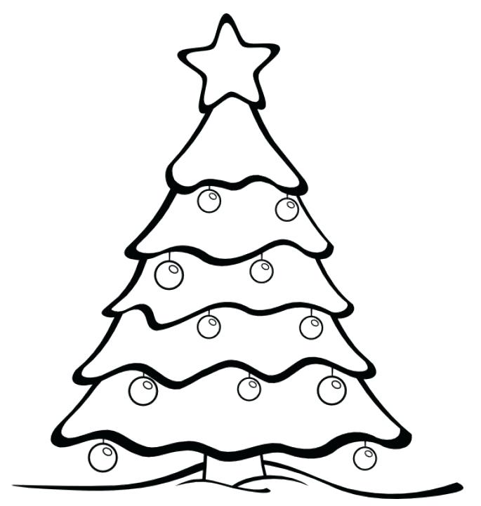 685x721 Christmas Tree Drawing Outline Outline Tree Image Result