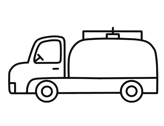 Simple Truck Drawing | Free download on ClipArtMag