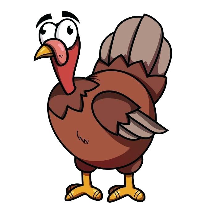 680x680 Easy Turkey Drawing How To Draw A Turkey Dinner Really Easy