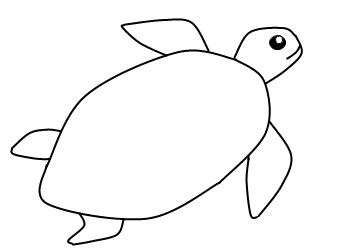 350x250 How To Draw A Turtle