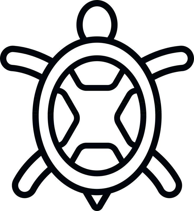 736x800 Sea Turtle Outline Sea Turtle Outline Parakeet Coloring Pages