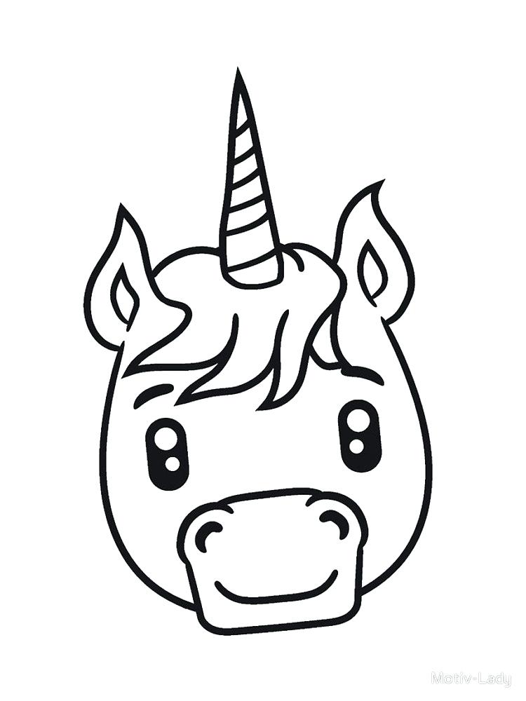750x1000 How To Draw A Unicorn Draw Simple Unicorn Head