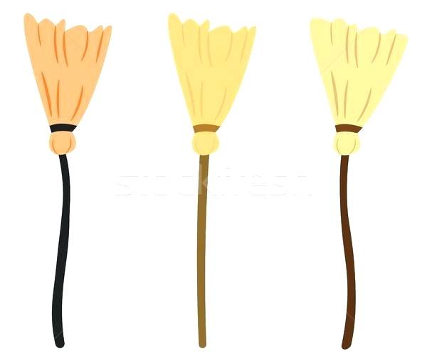 600x508 broom drawing broom vector drawing in flat style