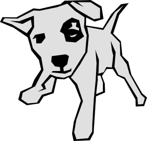 300x288 Dog Simple Drawing Clip Art