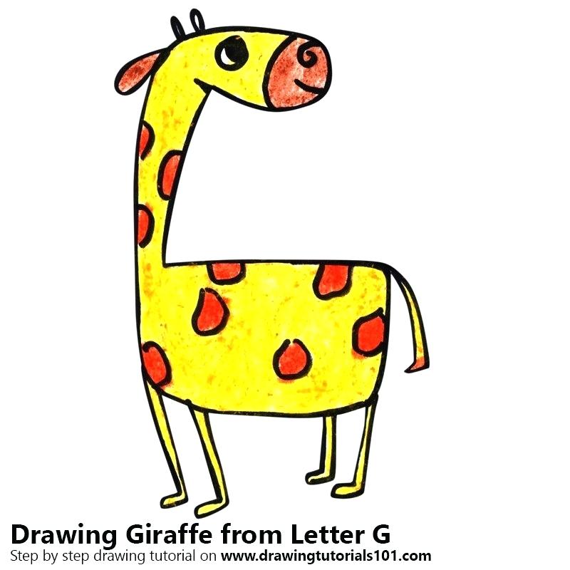 800x800 Easy Way To Draw A Giraffe