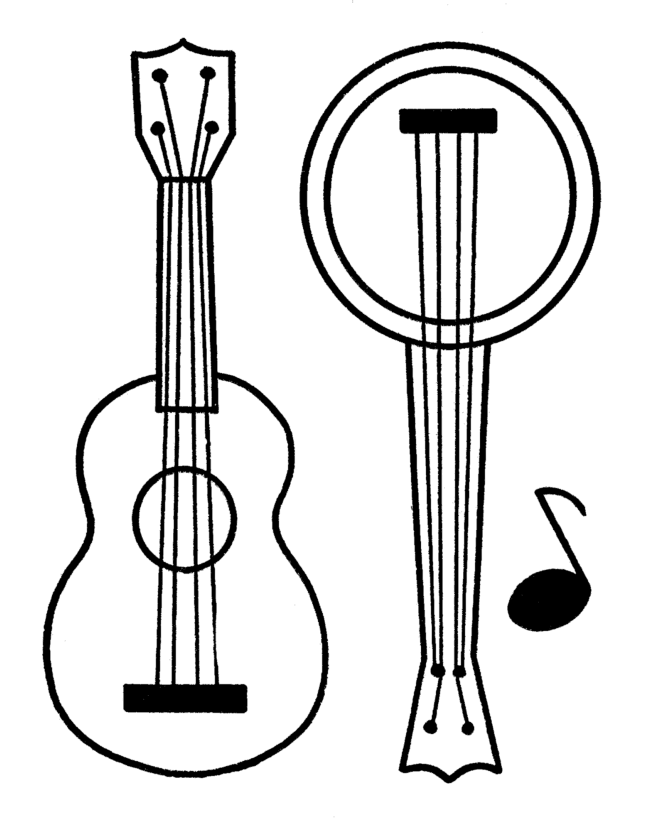 Simple Violin Drawing