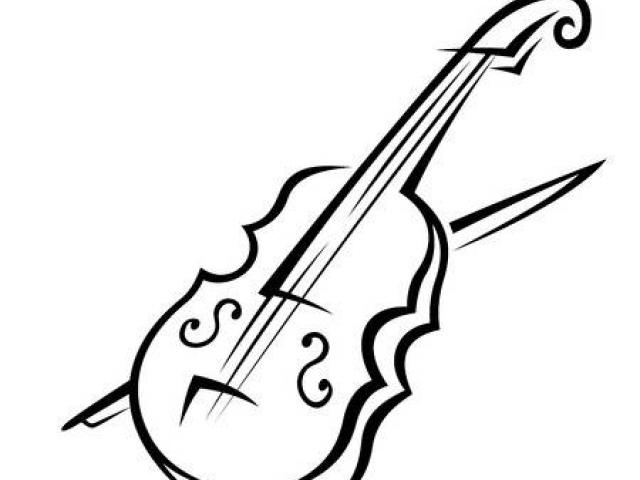 640x480 Free Drawn Violinist, Download Free Clip Art