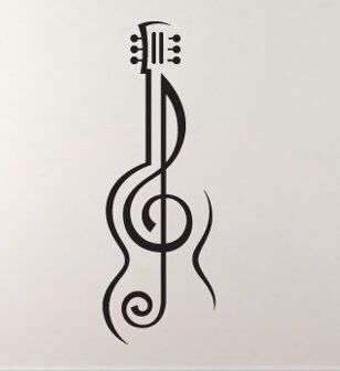 308x336 Music Tattoo Treble Cleff Tattoos Music Drawings, Music
