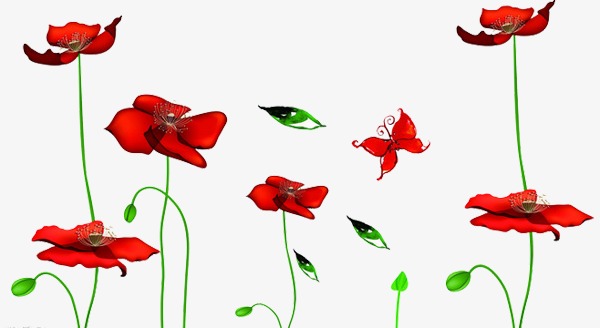 600x328 Drawing Simple Texture Of Small Red Flowers, Watercolor, Small Red