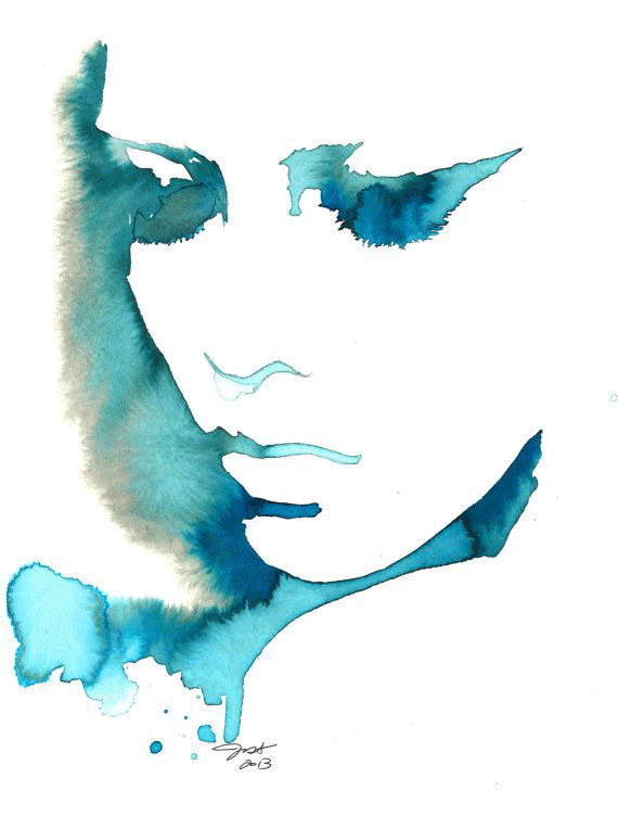 570x764 Moving Image Photoshop Work Drawing Watercolor