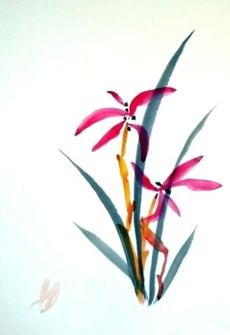 330x480 Simple Flowers Paintings Legionfront