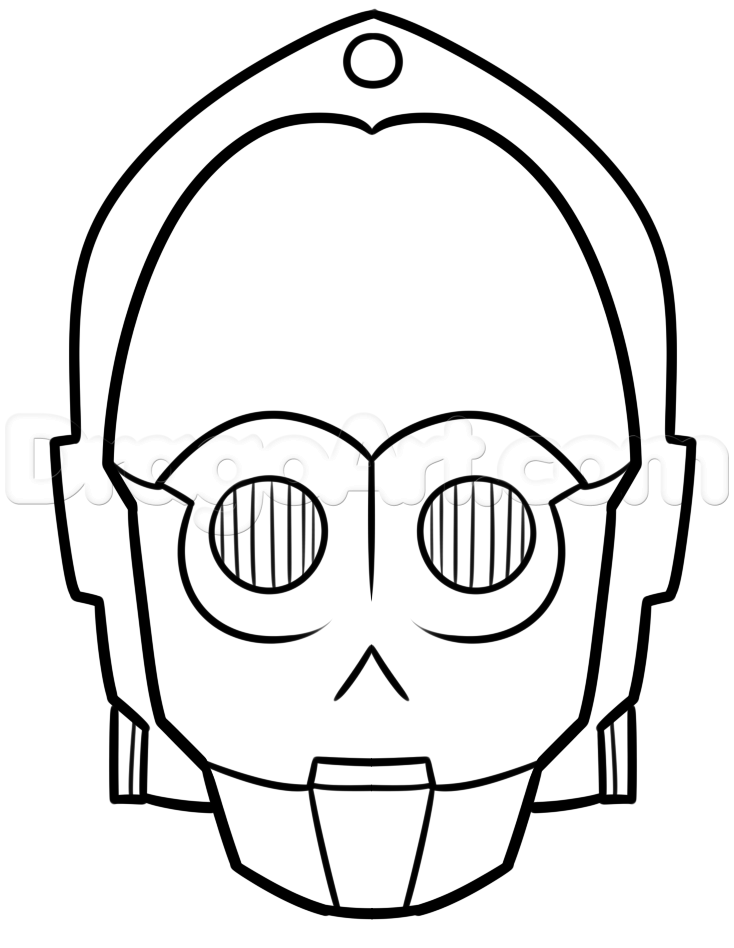 734x948 How To Draw C Easy Step Star Wars Star Wars Drawings