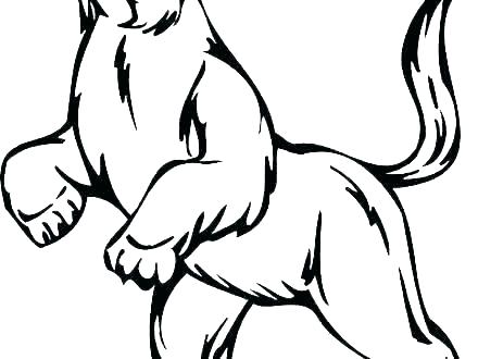440x330 Howling Wolf Coloring Pages Wolf Howling Moon Coloring Pages
