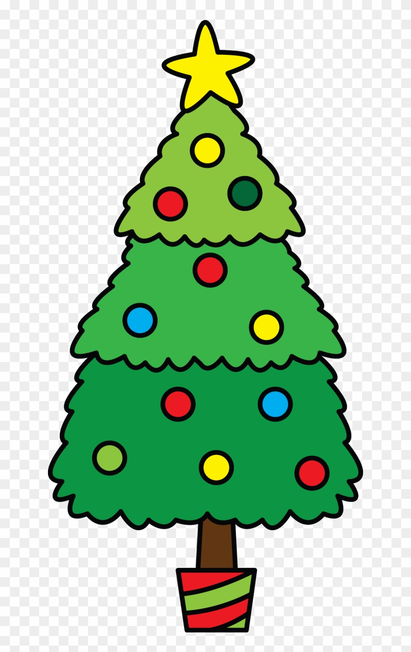 Simple Xmas Tree Drawing | Free download on ClipArtMag